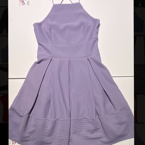 Twik Purple Dress with Strapped Halter Neck size S - Picture 1 of 5